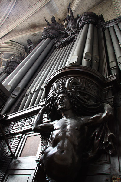 Orgue Clicquot 1777 et éléments de sculpture 1632